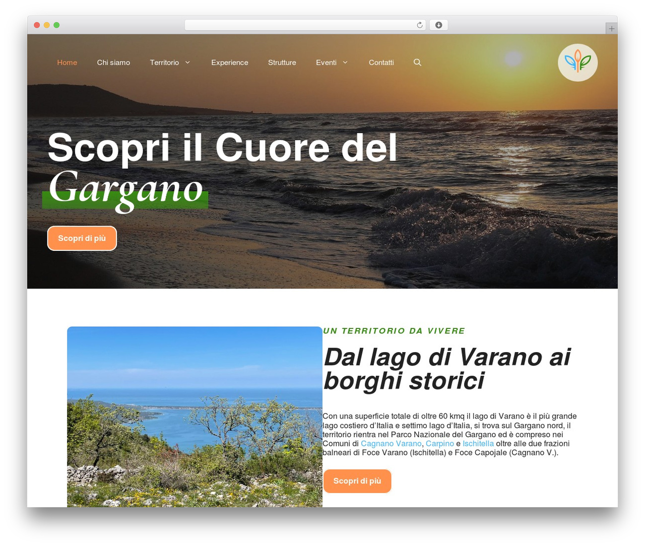 Theme WordPress GeneratePress - visitlagodivarano.com