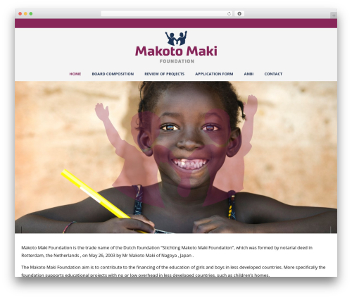 WordPress theme Optimizer PRO - makotomakifoundation.org WordPress theme Optimizer PRO - makotomakifoundation.org