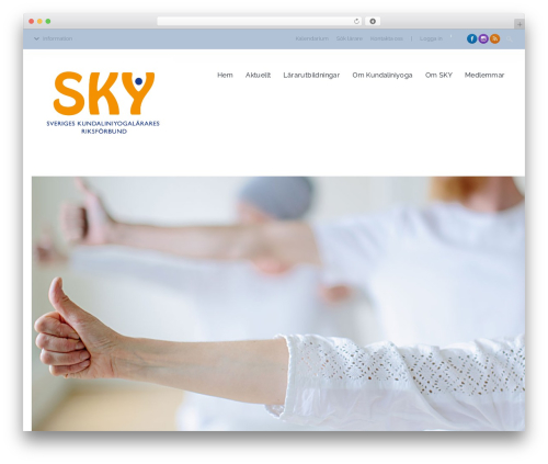 Polytechnic WordPress theme design - kundaliniyoga.nu