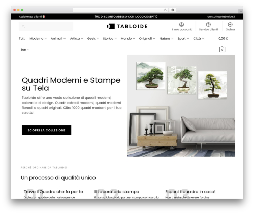 Shoptimizer WordPress store theme - www.tabloide.it