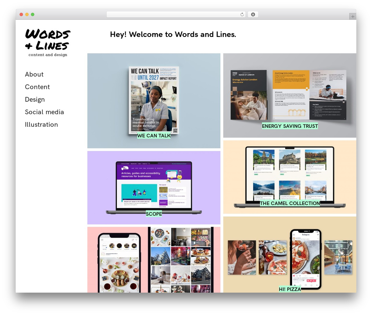 Theme WordPress CHD - wordsandlines.com