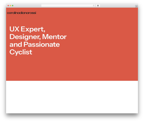 Theme WordPress Elementra - carolinadianarossi.com