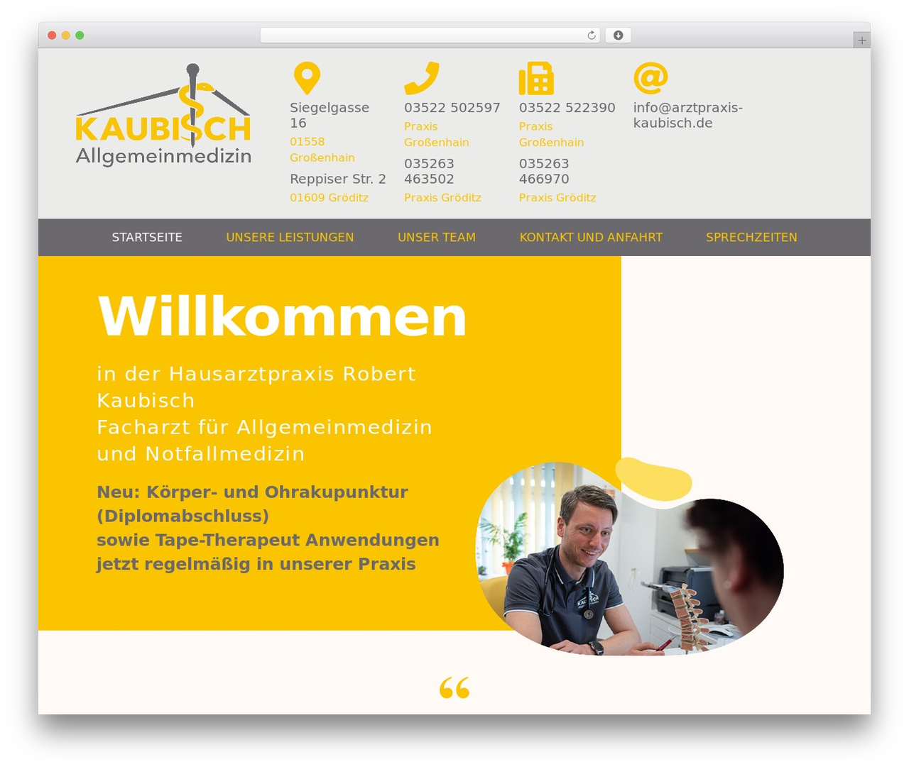 Theme WordPress Hello Elementor - arztpraxis-kaubisch.de