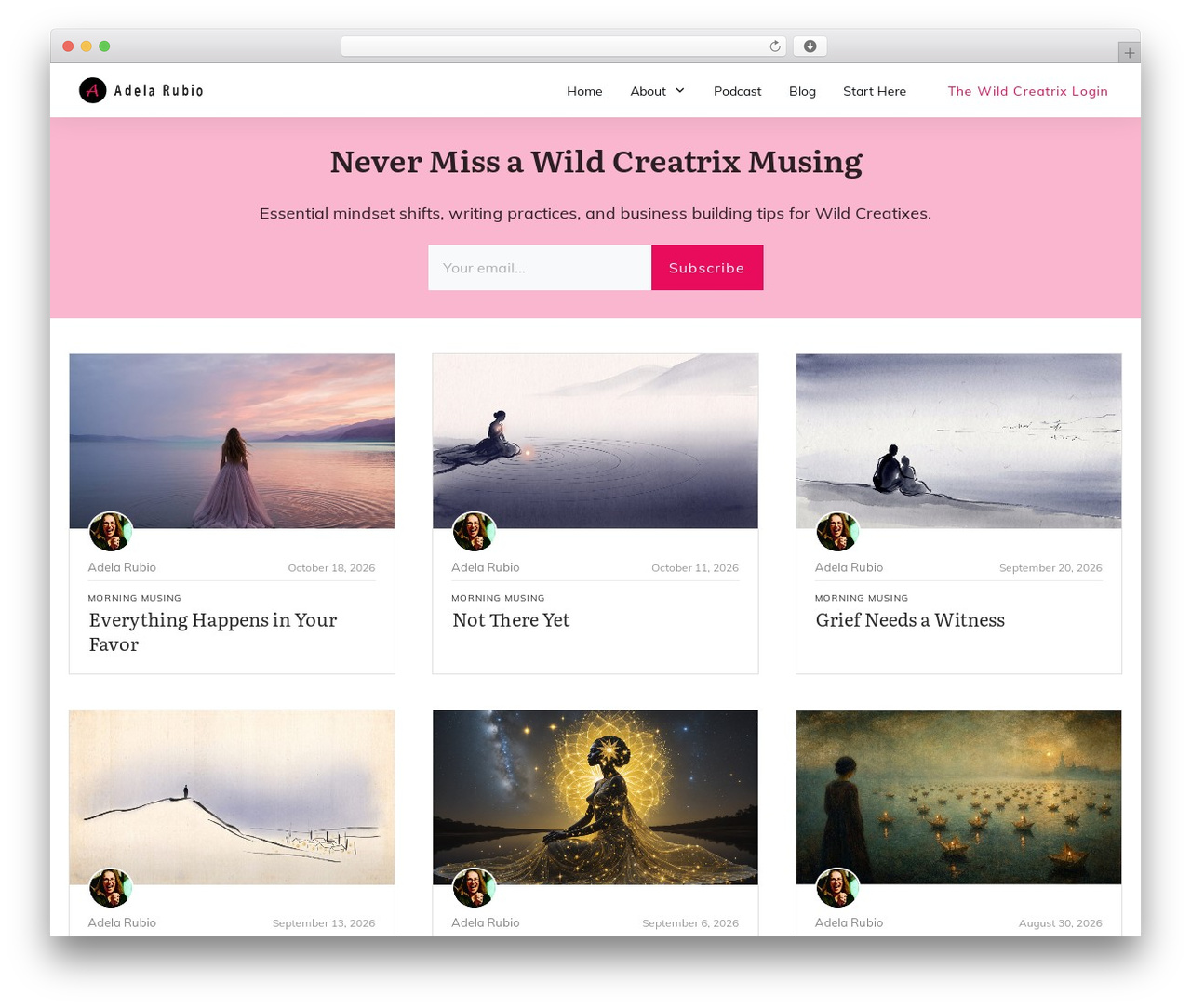 Thrive Theme Builder WordPress theme design - adelarubio.com Thrive Theme Builder WordPress theme design - adelarubio.com