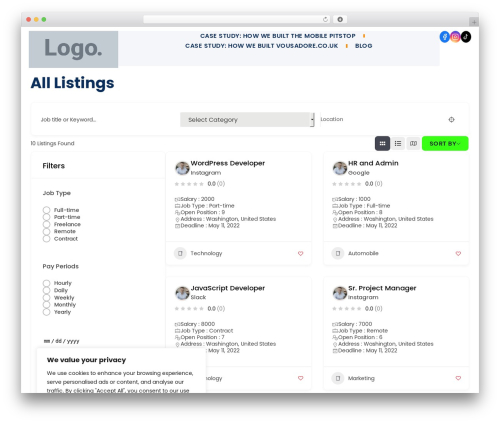 Directorist directory linking WordPress plugin - ungurea.nu
