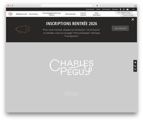 WordPress website theme EOLIS - charles-peguy.net
