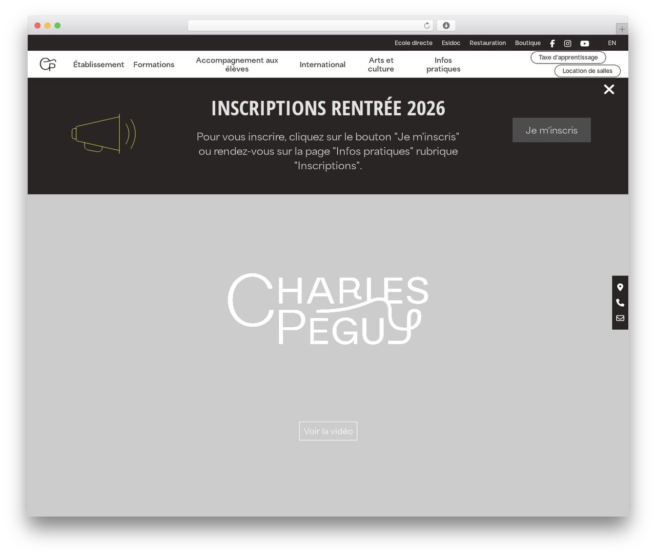 WordPress website theme EOLIS - charles-peguy.net
