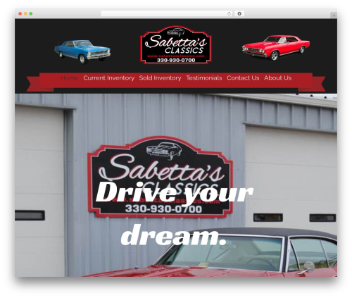 Beaver Builder Theme WordPress theme - sabettasclassics.com
