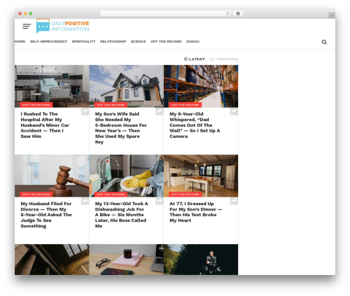Theia sticky sidebar WordPress plugin - dailypositiveinfo.com