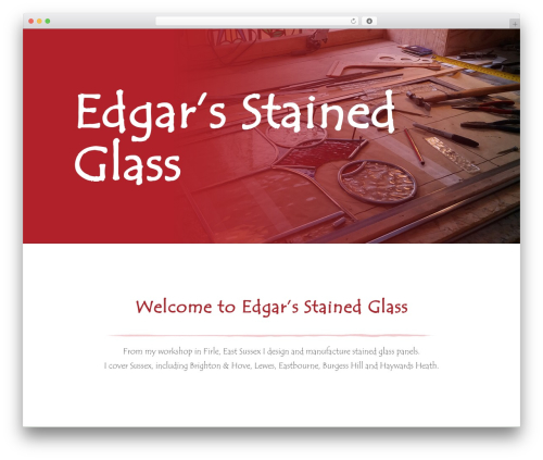 Divi WordPress theme - edgars-stained-glass.com