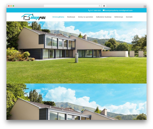 Divi WordPress theme - budujemydomy.com