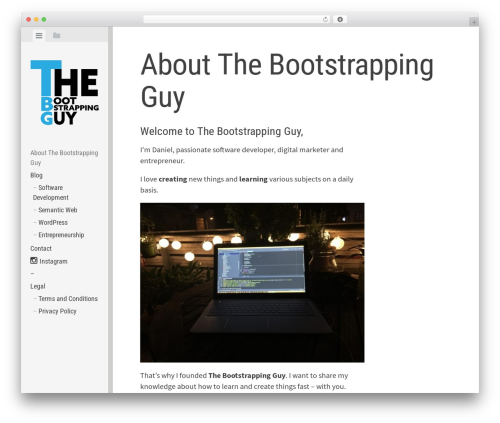 Editor - WordPress.com theme WordPress - thebootstrappingguy.com
