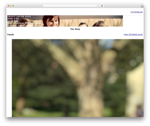 Etch Theme WordPress theme - jacobball.com