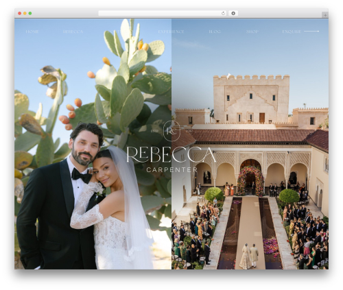 Showit WordPress theme - rebeccacarpenterphotography.com