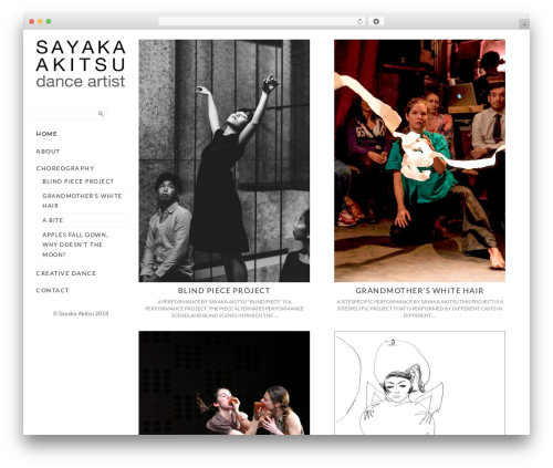 Theme WordPress Side Grid Responsive WordPress Theme - sayaka-akitsu.net