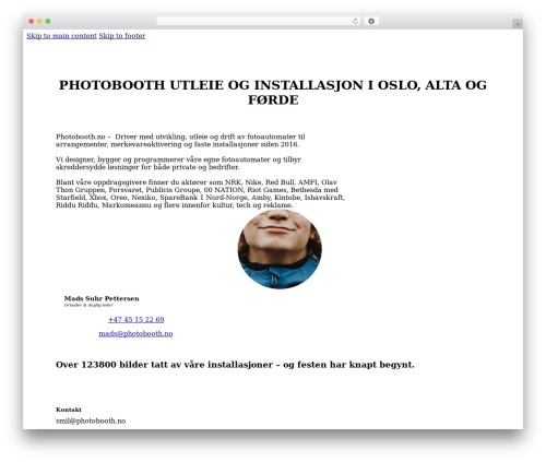 Photobooth gallery WordPress plugin - photo-booth.no