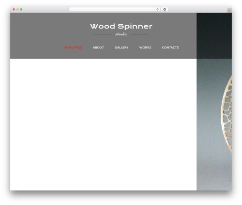 Cherry Framework theme WordPress - woodspinner.studio