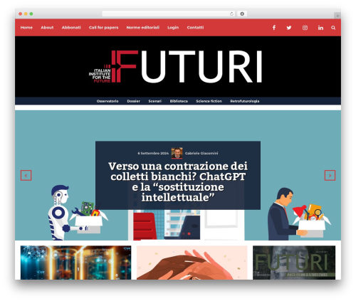 Hunted premium WordPress theme - futurimagazine.it