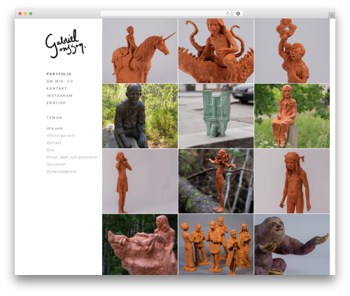 HyperX WordPress website theme - gabrieljonsson.se