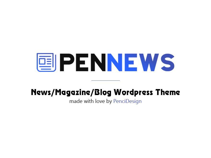 PenNews newspaper WordPress theme