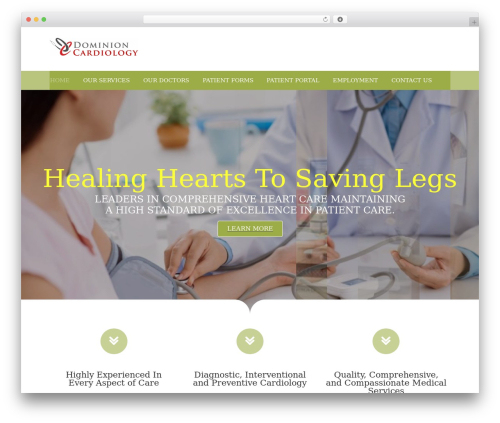Pharmacy WordPress theme - dominioncardiology.com