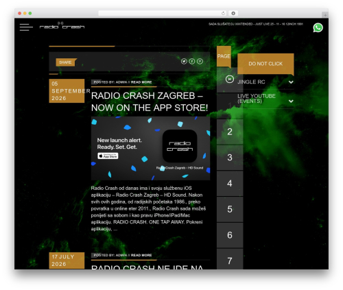 Astroidz WordPress plugin - radiocrash.net
