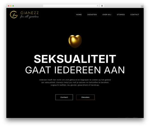 Website WordPress theme - gianezz.com