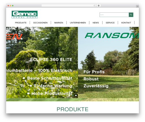 WordPress theme dev - gemac.ch