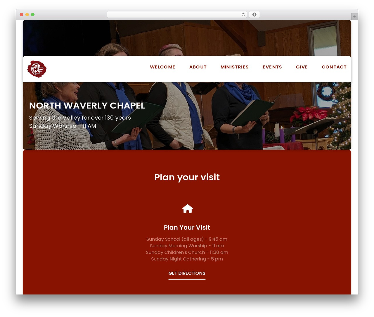 WordPress theme Float - northwaverlychapel.org