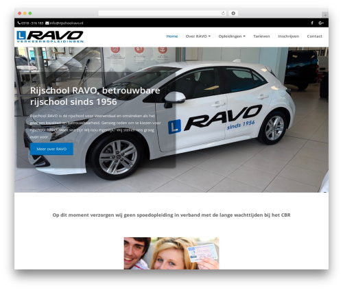WordPress theme theme001 - rijschoolravo.nl