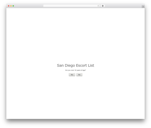 DirectoryPress WordPress page theme - sandiegoescortlist.com