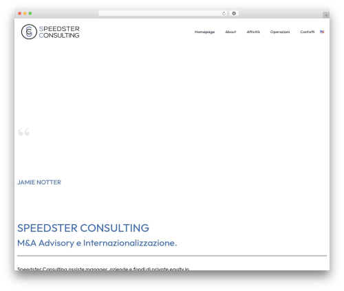 GeneratePress WordPress theme - speedsterconsulting.com