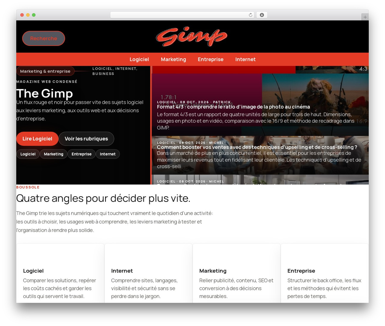 GeneratePress WordPress theme - thegimp.fr