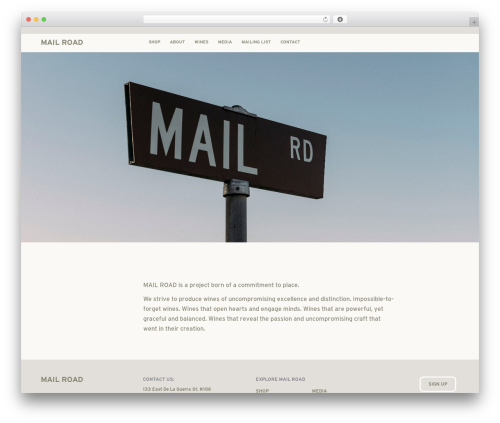 Toolset Starter best WordPress theme - mailroadwines.com