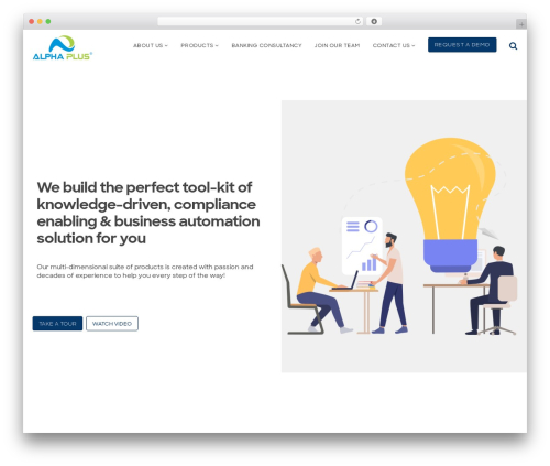 WordPress theme Alpha Plus - alphaplustech.com