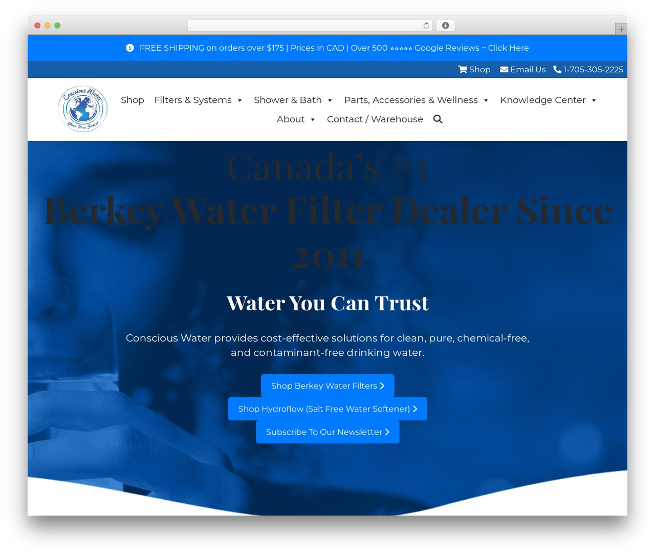 Conscious Water WordPress store theme - consciouswater.ca Conscious Water WordPress store theme - consciouswater.ca