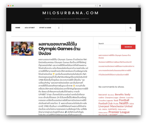 JustWrite WordPress theme design - milosurbana.com JustWrite WordPress theme design - milosurbana.com