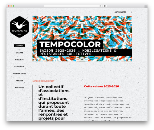 TempoColor WordPress theme - tempocolor.be