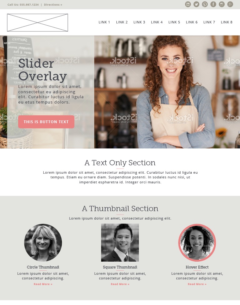 Theme WordPress Thrive by Thrive Creative Group, LLC