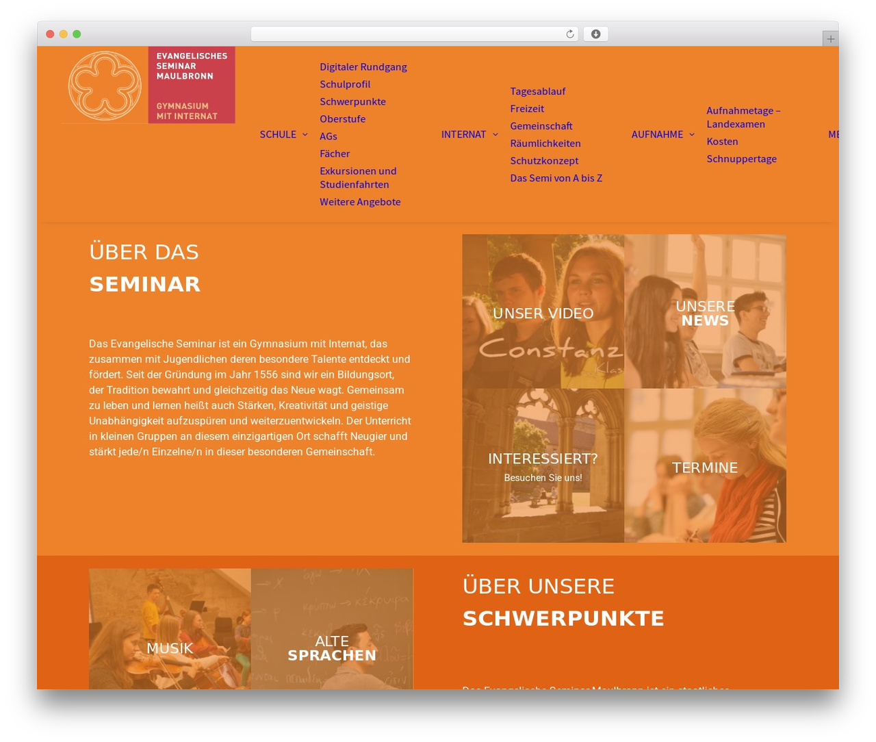 Uncode WordPress theme design - seminar-maulbronn.de Uncode WordPress theme design - seminar-maulbronn.de