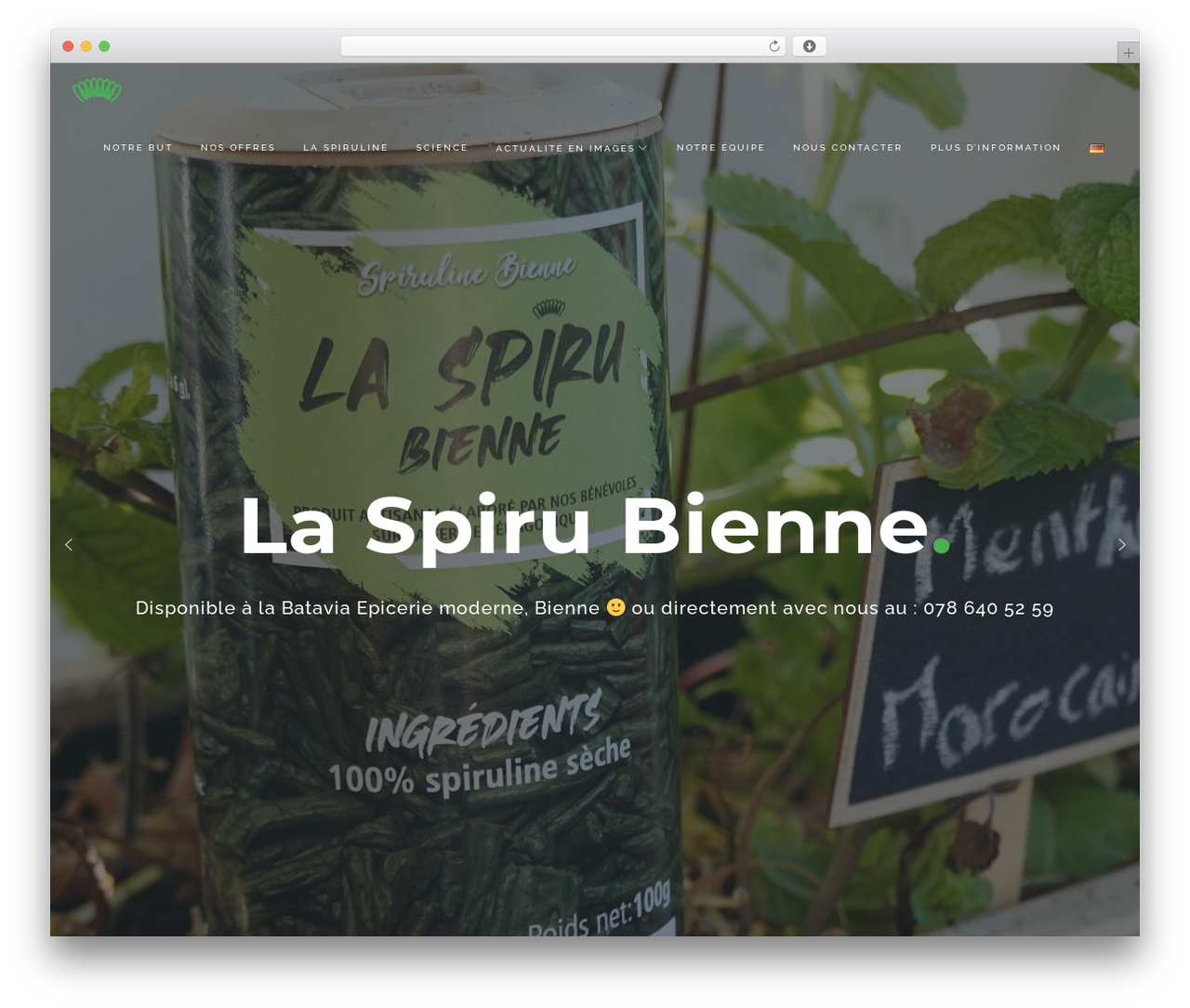 WordPress theme Comet WP - spirulinebienne.ch WordPress theme Comet WP - spirulinebienne.ch