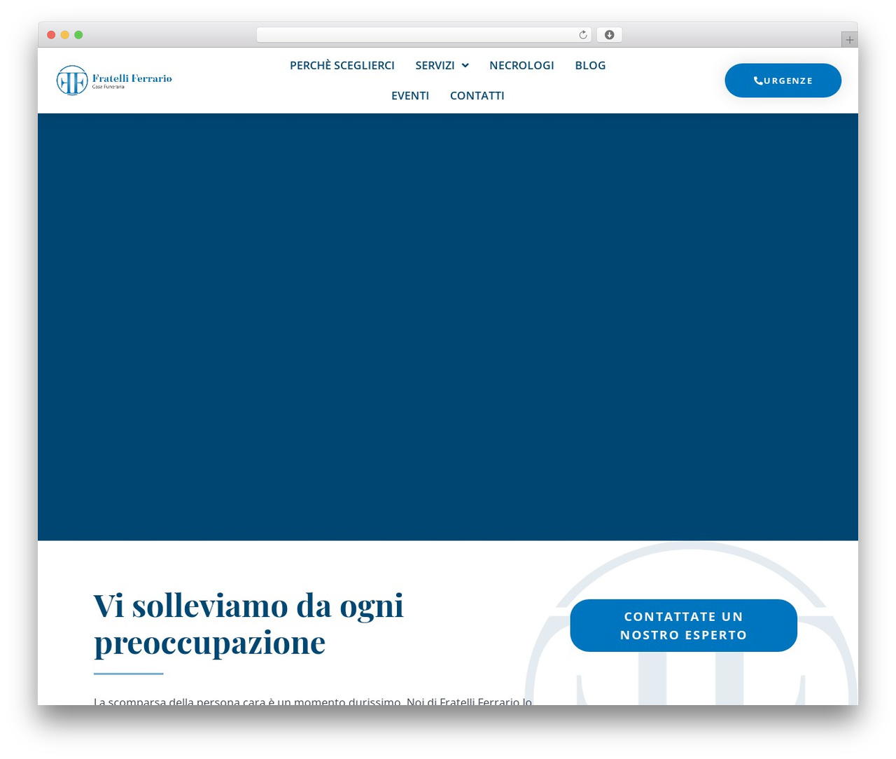 WordPress theme Hello Elementor - fratelliferrario.eu