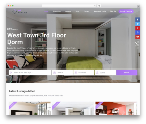 Rentals gutenberg WordPress plugin - www.canadacabins.ca
