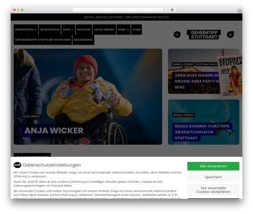 WP theme Carrino - geheimtippstuttgart.de