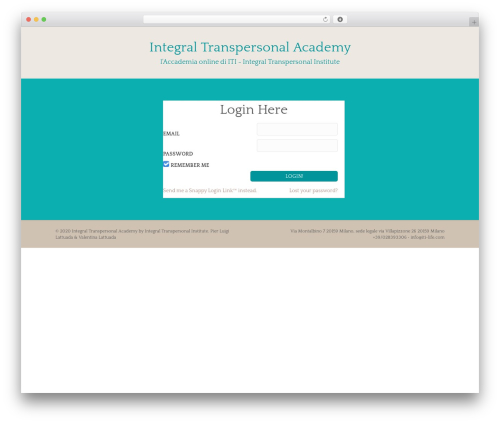 Accessally WordPress plugin - integraltranspersonalacademy.com