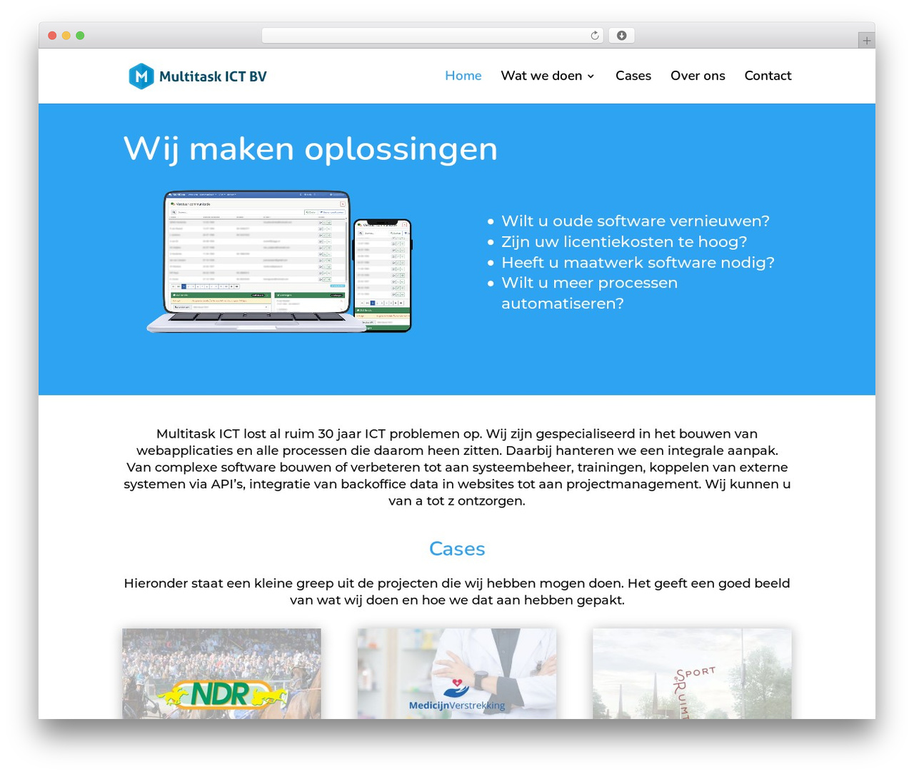 Divi WordPress theme - multitaskict.nl