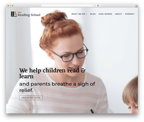 Divi WordPress theme - thereadingschool.ca
