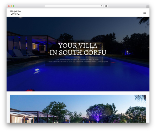 Gast premium WordPress theme - villasanddune.com