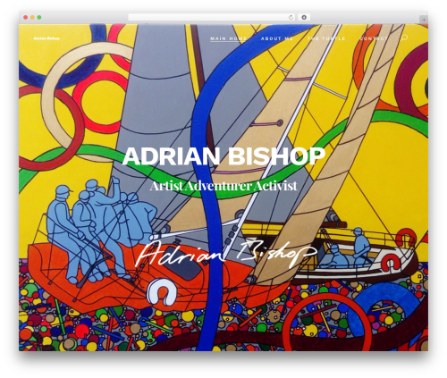 Haar WordPress theme - adrianbishopmarineart.com