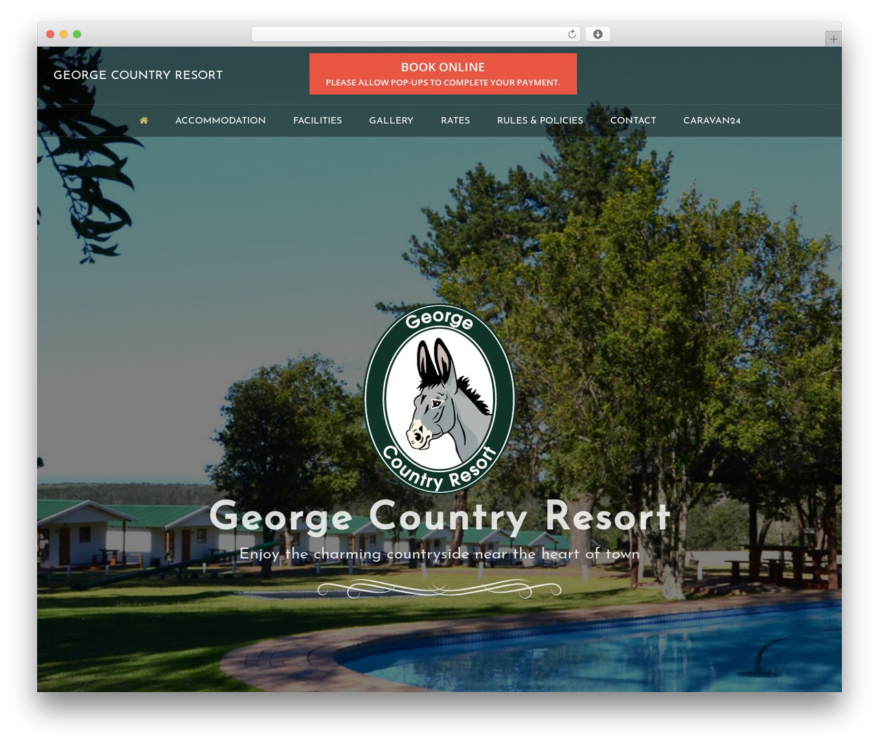 Lambda garden WordPress theme - georgeresort.co.za